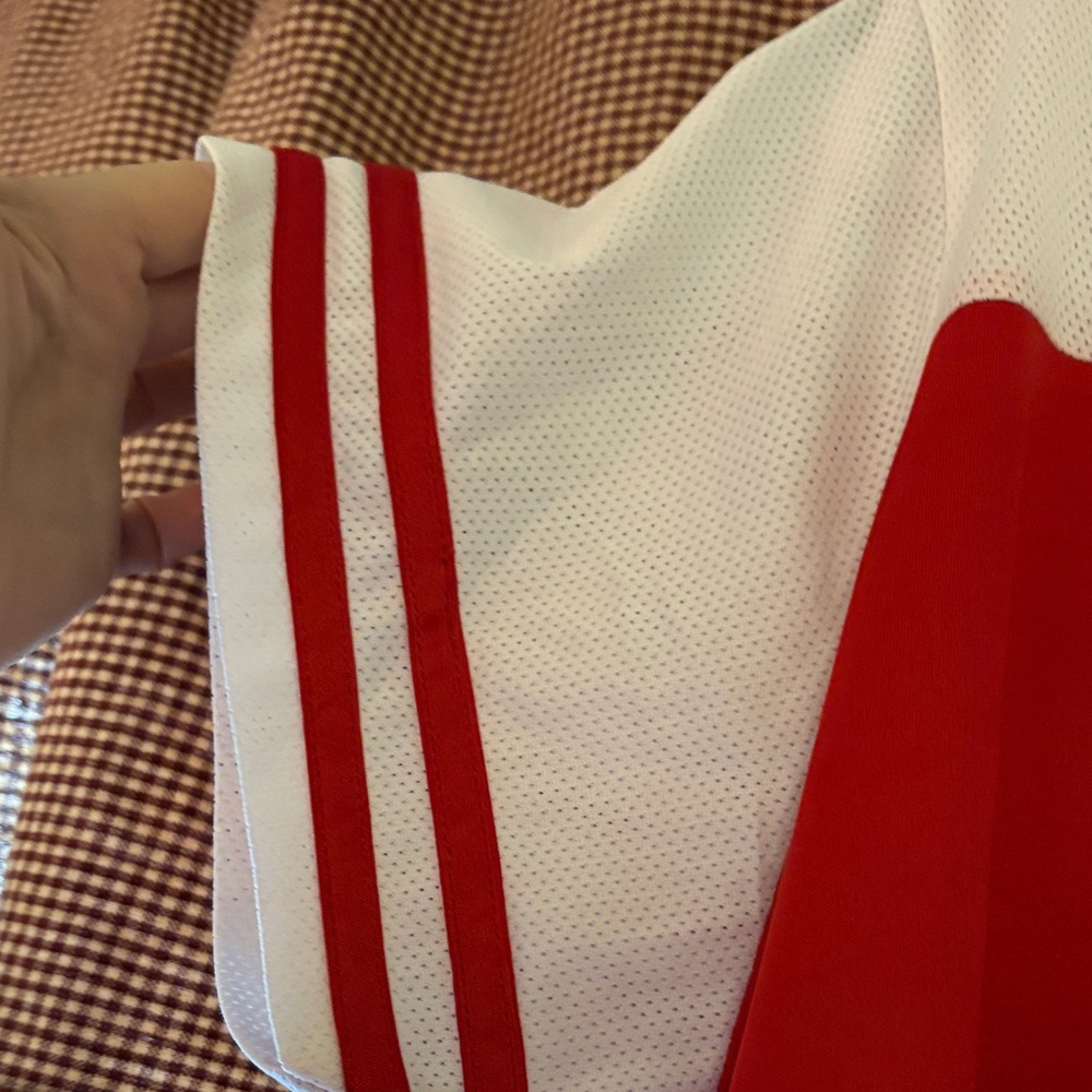 Majestic Red and White Philadelphia Phillies Women's Top - Picture 3 of 5